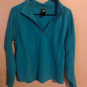 The North Face Quarter-Zip Jacket. Teal
